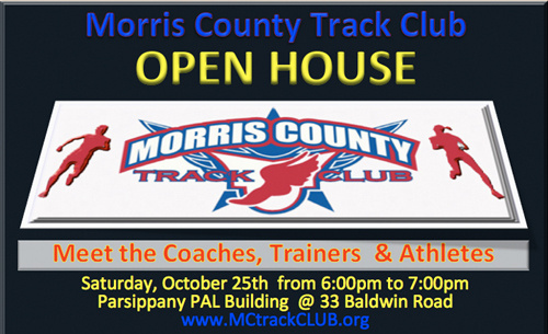 Morris County Track Club 2014-2015  “PURE SPEED”                            